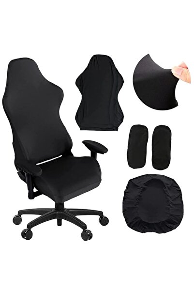Generic Gaming Chair Cover-Gaming Chair seat Cover 4pc/Set Gaming Chair Cover...