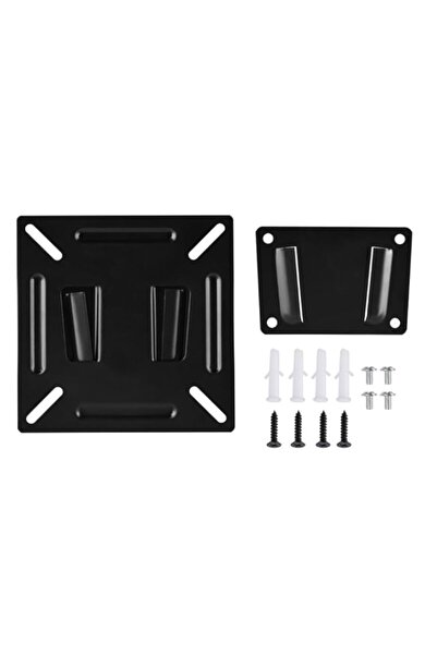 Generic حامل شاشة LCD من Luqeeg - حامل مثبت على الحائط لشاشة LCD LED مقاس 12-24 بوصة وشاشة الكمبيوتر الشخصي،