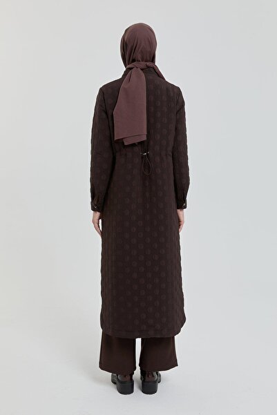 Nihan Large Size Thin Quilted Bag with Pocket Cap