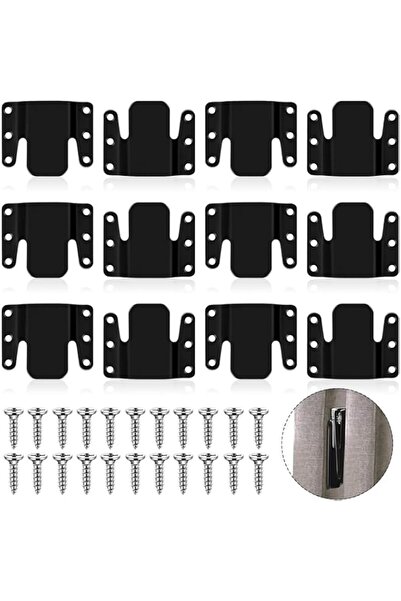 Generic 12 قطعة من موصلات الأريكة المقطعية العالمية، مشابك أريكة معدنية متشابكة، دعامة بديلة