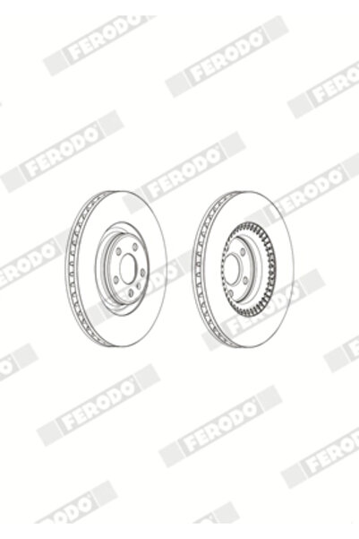 FERODO Disc Frana Audi A6 Allroad C7/A6 C7/A7