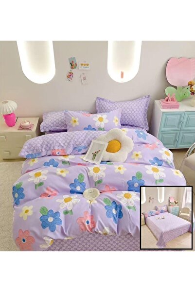 OEM Lenjerie Bumbac Finet, Pucioasa, Pat Dublu, 2 Persoane, 6 Piese