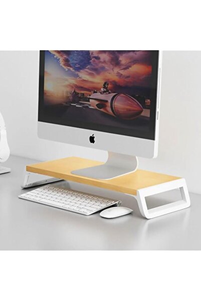 Generic حامل شاشة Beauenty، حامل كمبيوتر محمول، منظم سطح مكتب متعدد الوظائف لحامل شاشة الكمبيوتر الشخصي