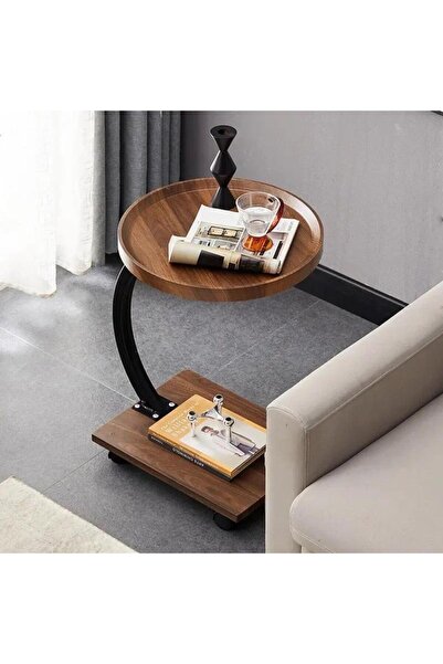 GESR HOME طاولة تقديم بتصميم إيطالي (دائرية)