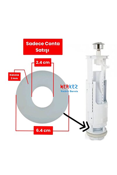NKP 3/6 Litre Klozet Rezervuar İç Takım Contası