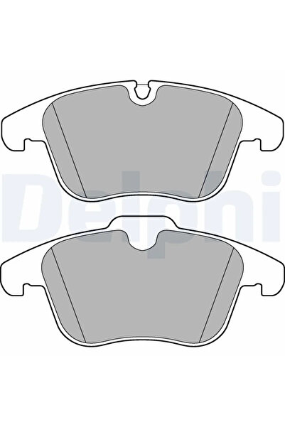 DELPHİ Комплект спирачни накладки за дискови спирачки Jaguar Xe/Xf 1/Xf Sport...