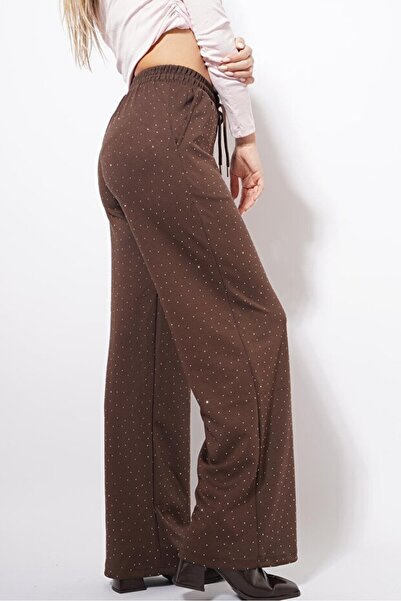 ByMisa Store Меки модални панталони в испански стил, измити с камъни