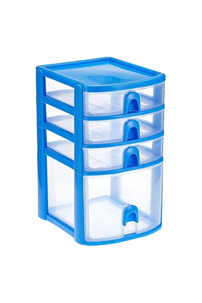Generic Harmony 2724623311913 Plastic Storage Drawer Units, Blue, 8.2 x 7.2 x 11.8 cm