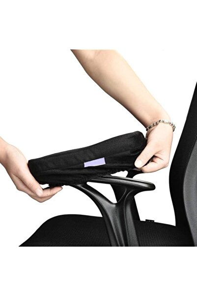 Generic وسائد مسند ذراع كرسي المكتب المريحة من إسفنج الذاكرة من ديلفينو، أغطية مسند ذراع كرسي الألعاب المريحة لـ Elb