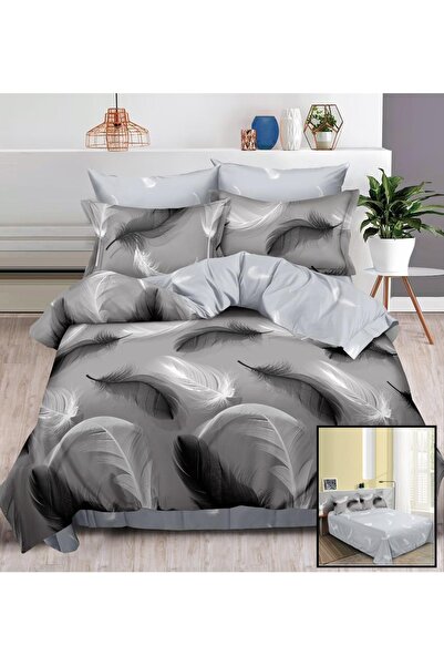 OEM Fine Cotton Linen, Sulphur, Double Bed, 2 Persons, 6 Pieces