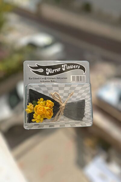 EMKSHOP HOT FLOWERS KUTULU MİNİ BUKET (ARKASI AYNALI)