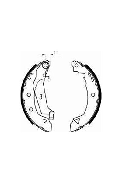 TRW Set Saboti Frana Alfa Romeo 33/Alfasud Sprint Citroen Ax