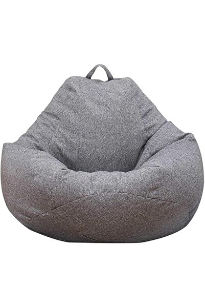 Generic غطاء أريكة كرسي بينج بينج (بدون حشو)، كرسي تخزين كبير على شكل كيس فول بمسند ظهر مرتفع