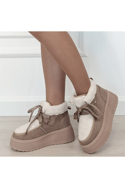 SOFILINE Ghete de blană kaki 25815 115