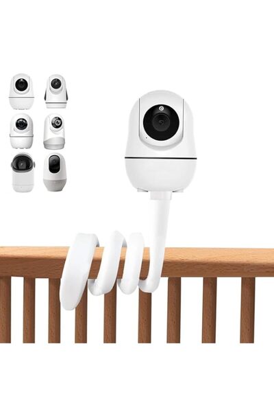 Generic 1 pcs white Child monitor stand， Compatible with a wide range of moni...