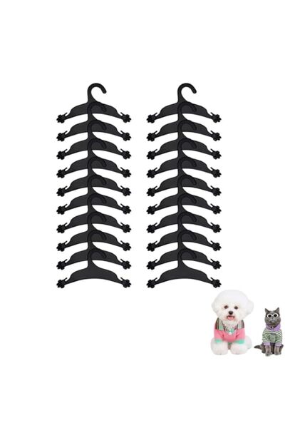Generic Pet Clothes Hanger, 10Pcs Plastic Anti- Skid Pet Clothes Rack, Lovely...