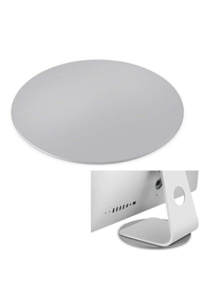 Generic حامل شاشة دوار 360 درجة، حامل شاشة من الألومنيوم الفضي، حامل شاشة مسطحة دوار لـ C