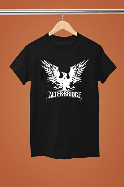 MAGORS تيشيرت روك قطني مطبوع بأكمام قصيرة من ALTER BRIDGE