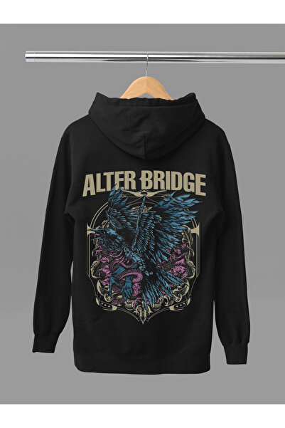 MAGORS سترة روك من القطن المطبوع بأكمام طويلة من ALTER BRIDGE موديل مبطن بالص...