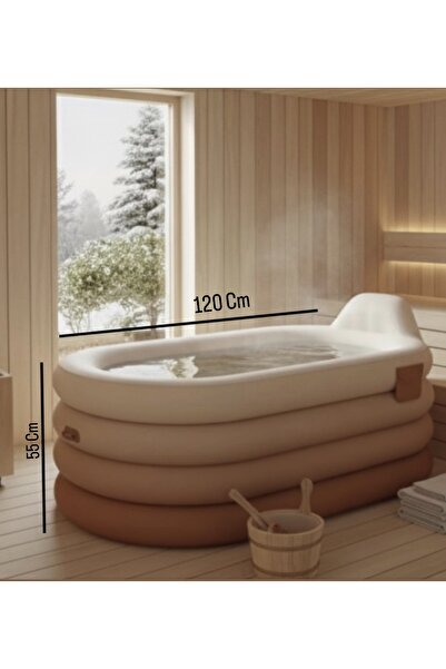 NZCollection Taşınabilir Katlanabilir Banyo Küveti Spa