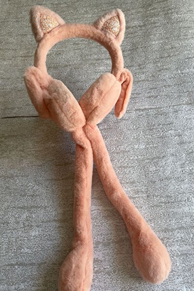 EMKSHOP Peluş Hareketli Oynar Kulaklı ( Sesli ) Çocuk Kulak Isıtıcı Koruyucu ...