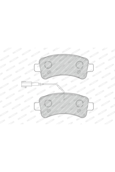 FERODO Brake Pad Set Disc Brake Citroen Jumper 2 Bus/Jumper 2 Body/Jumper 2 P...