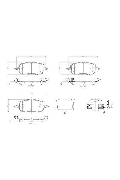 Brembo Set Placute Frana Frana Disc Mazda Mx-30 Mazda (Changan) Cx-30