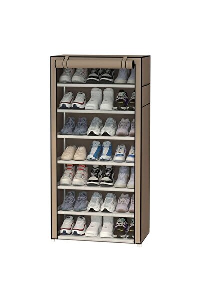 Generic ECVV 8 Tiers Shoe Storage Organizer with Dustproof Cover Multi-Tier C...
