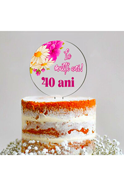 Bloom Atelier Decor tort aniversar 40 de ani