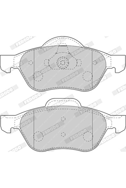 FERODO Brake Pad Set Disc Brake Renault Laguna 2/Laguna 3/Laguna Cupe