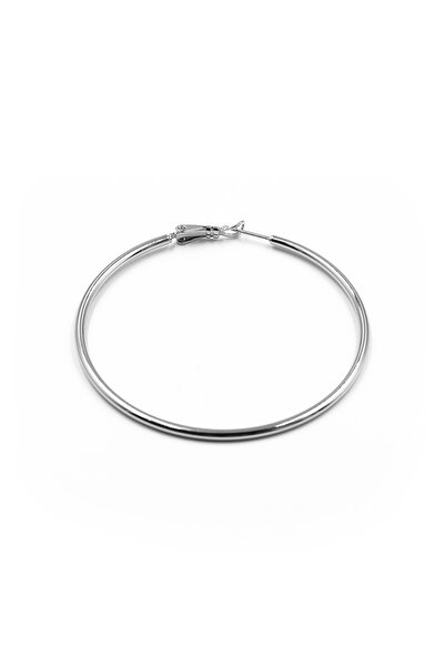 Sose Moda Elegant 5.5cm Silver Xuping Hoop Earrings |   Anti-Allergic and Bright Design