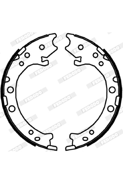 FERODO Set Saboti Frana Frana De Mana Acura Rdx Honda Cr-5 3/Cr-5 4