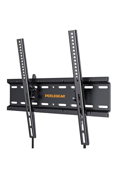 Generic حامل تلفزيون حائطي من بيرليجير لأجهزة التلفزيون مقاس 26-60 بوصة حتى وزن 52 كجم، حامل تلفزيون مائل مقاس 55 بوصة مع شريط سحب آمن