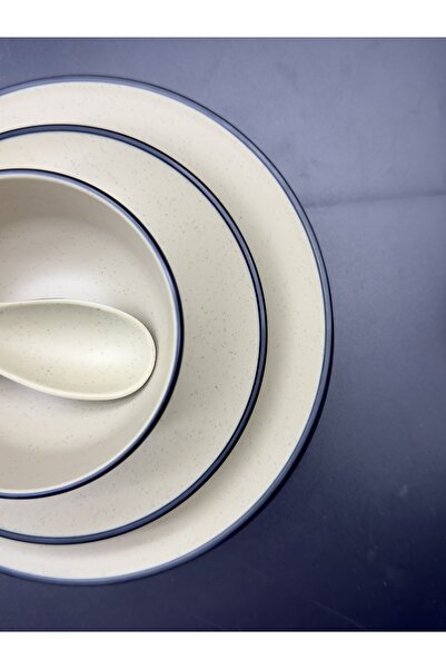 LANDREEN Luxury melamine dinner set for 4 people, 29 pieces