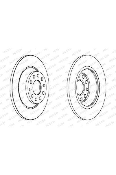 FERODO Brake Disc Audi A6 C6