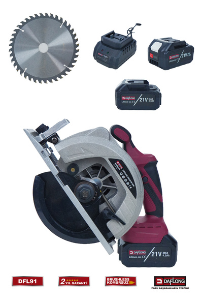 DAFLONG PRO 21V 185MM KÖMÜRSÜZ ŞARJLI SUNTA KESME MAKİNASI DFL-91