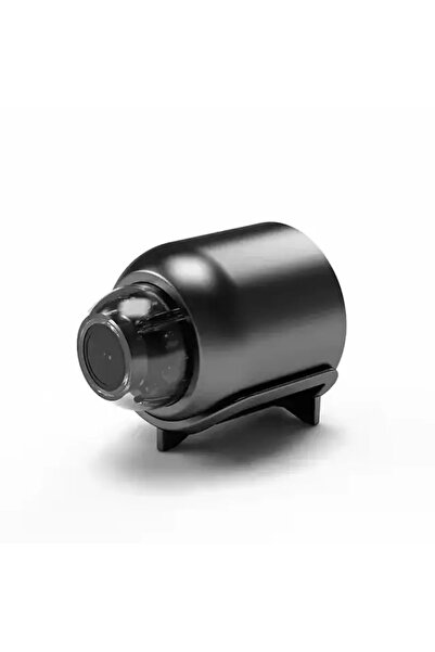 Zherqon Cameră de supraveghere mini WiFi 1080p HD, vedere nocturnă, detectare mișcare, control prin aplicație, unghi de 140°, Bu