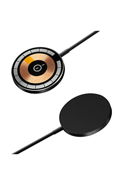 Sphone Magsafe Manyetik Kablosuz Guick 15W Hızlı Şarj Cihazı iPhone 11-12-13-14-15-16-17 Tüm Seri Uyumlu