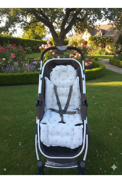 Wenaris çift taraflı Ortopedik Bebek Arabası minderi