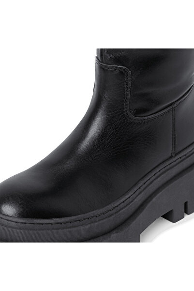 Tamaris Cizme din piele naturala negre