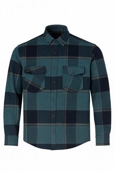 FABİO CASSANİ Erkek Kışlık HAKİKİ Oduncu Gömleği - 7404