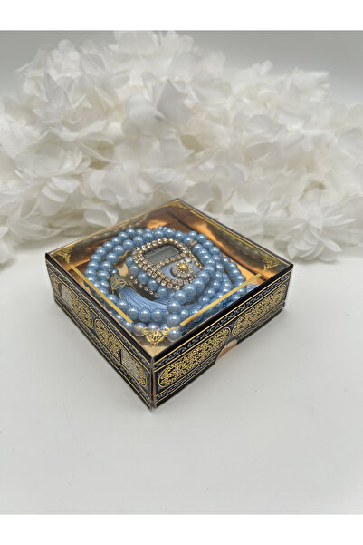 lenagiftworkshop Подарунковий камінь Зікірматик і вервиця в коробці