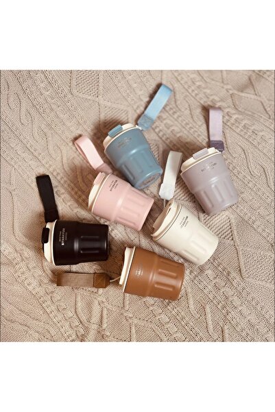 Troni SITARAYURI Thermal Coffee Mug, Double Wall, Airtight Lid with Flip Lid HZ033