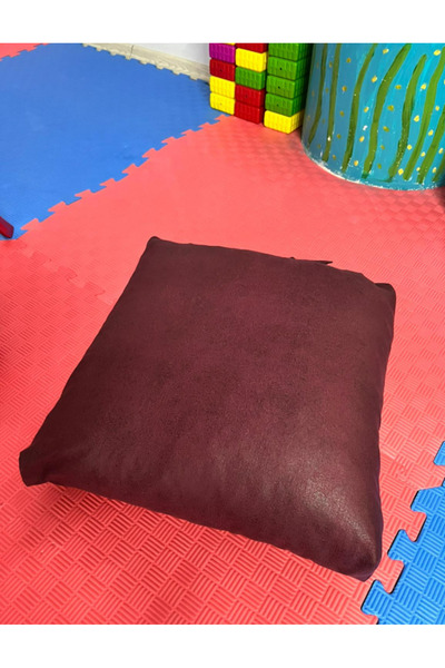 mc.pierobaby Bordo Yer minderi,petek önü minderi,koltuk minderi,kreş minderi 50x50x10 cm