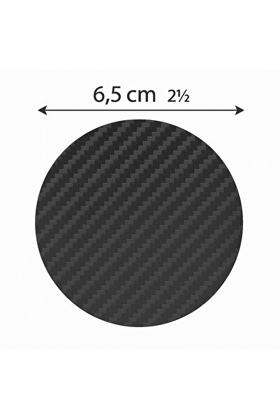 Çiçek Antalya 2-Pack Car Interior Cup Coaster Car Cup Holder Car Coaster Car Interior Accessory Carbon Effect
