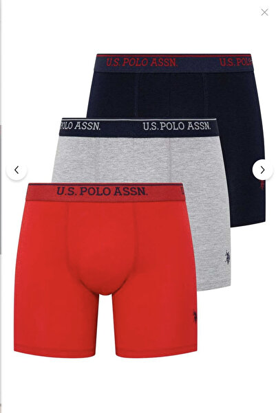 U.S. Polo Assn. Men's Licensed 95% Cotton 6% Elastane Boxer Set (Boxed)