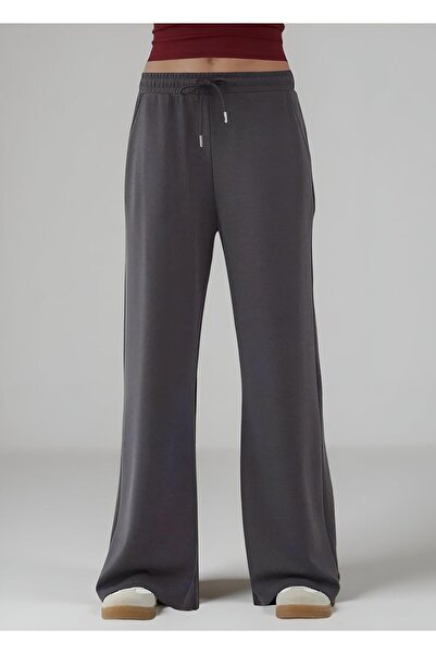 KAPHONE Kadın Modal Geniş Paça Eşofman Altı