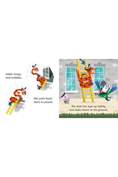 Usborne Adder up a Ladder Translates To: Adder Goes up a Ladder.