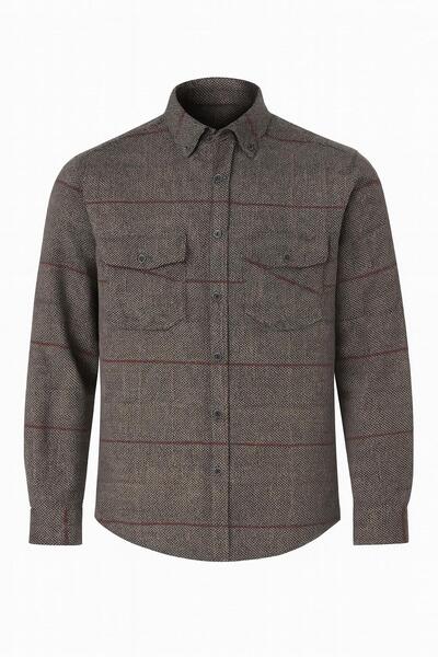 FABİO CASSANİ Ανδρικό χειμερινό ΓΝΗΣΙΟ πουκάμισο ξυλοκόπου - 7401