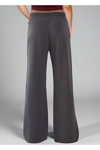 KAPHONE Kadın Modal Geniş Paça Eşofman Altı